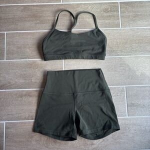 Amazon Olive Green Activewear Set